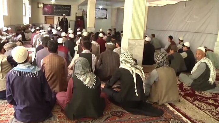 مراسم شهادت امام حسن عسکری(ع) در شهر غزنی افغانستان و همدردی با زلزله‌زدگان + ویدئو