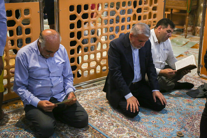 Photos: Iran’s Minister of Cultural Heritage visits Hazrat Masoumeh holy shrine