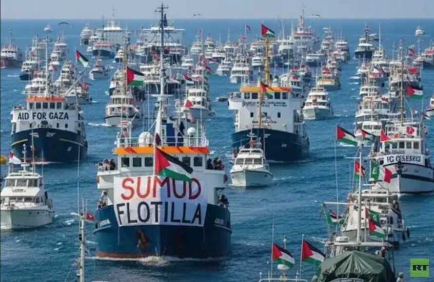 دعوات لمواکبة أکبر قافلة بحریة فی التاریخ تتجه نحو غزة