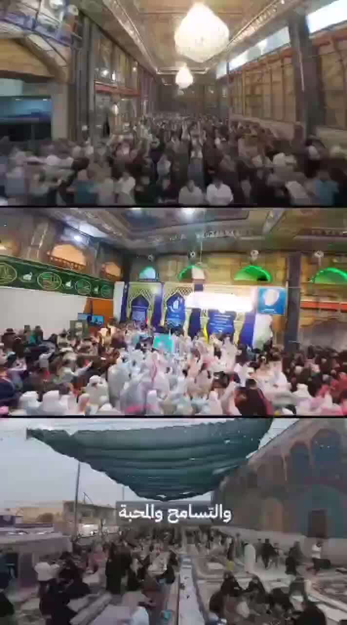 ویدیو |‌ استقبال از عید میلاد رسول اکرم در شهر حله عراق