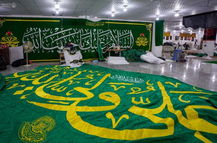 تقرير مصور/ ورشةُ التطريز تواصل استعداداتها لاستقبال "أسبوع الصادقين" بمناسبة ولادة النبي الأكرم محمّد (ص) وحفيده الإمام الصادق (ع)