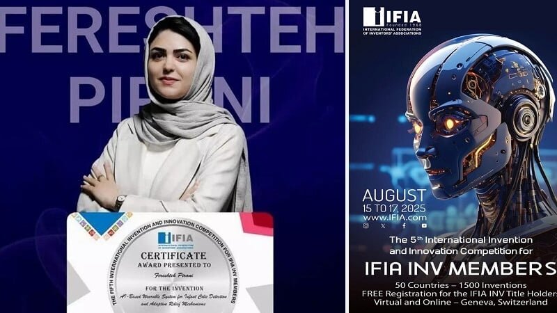 Brilla studentessa iraniana alle competizioni internazionali di invenzioni