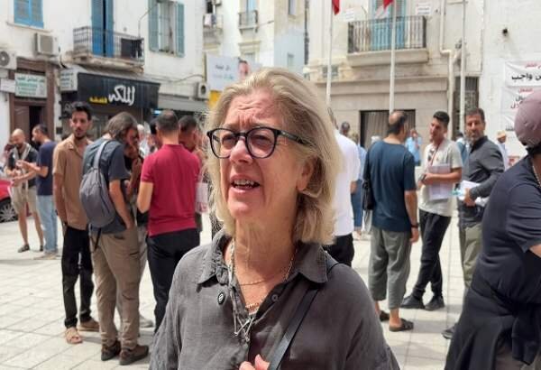 Nûnerê "Dadgeha Xezzeyê" di filoya Semûd de di hevpeyvînekê de bi "Taqrîb" re:Piştgiriya cîhanî ji bo filoya Semûd ji bo şikandina dorpêça) embargo ya( li ser Xezzeyê girîng e.