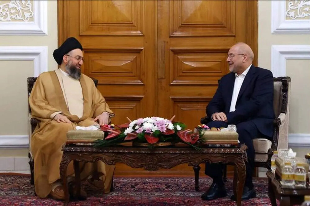 سید عمار حکیم با قالیباف دیدار کرد