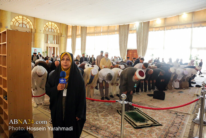 برپایی نماز جماعت وحدت در سالن اجلاس سران
