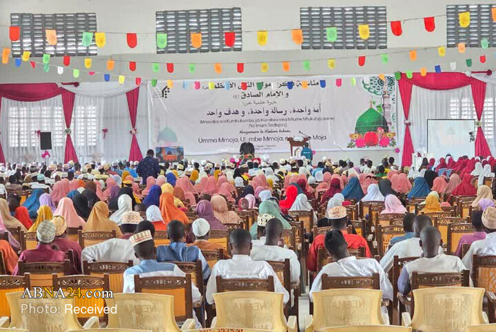 Raporta wêneyan | Amadebûna bi heybet a evîndarên Ehlê Beytê (S.X) li pîrozbahiya mezin a 1500 saliya jidayikbûna Pêxemberê Rehmetê (S.X.A) li Tanzanyayê