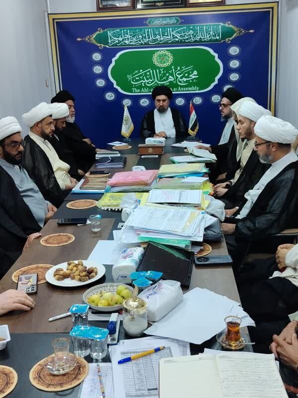 برگزاری جلسه نمایندگان مجمع جهانی اهل‌بیت(ع) در استان‌های عراق + تصاویر