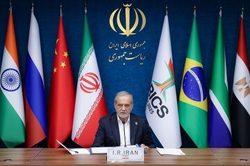وتاری گرینگی سەرۆک کۆماری ئێران لە کۆبوونەوەی بریکس