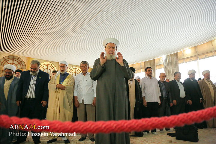 تقرير مصور/ صلاة مشتركة لضيوف المؤتمر الدولي 39 للوحدة الاسلامية بطهران