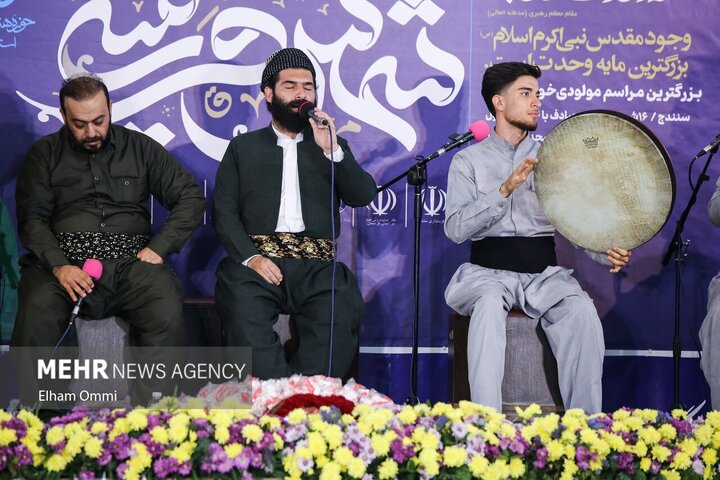 Elham UmîMerasîma xwendina Mewlûdê ya herî mezin a welêt li Sine