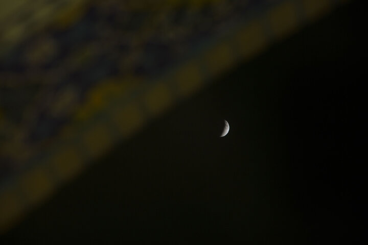 تقرير مصور/ خسوف القمر في سماء حرم الإمام الرضا (ع)