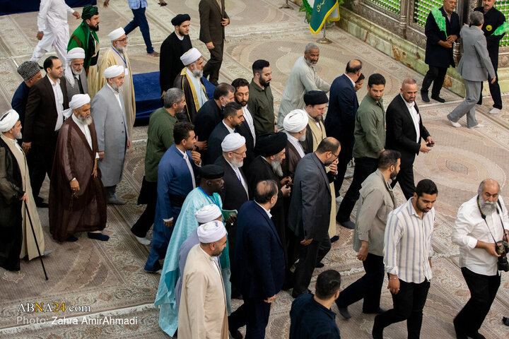 میهمانان سی‌و‌نهمین کنفرانس وحدت اسلامی با آرمان‌های امام خمینی(ره) تجدید میثاق کردند