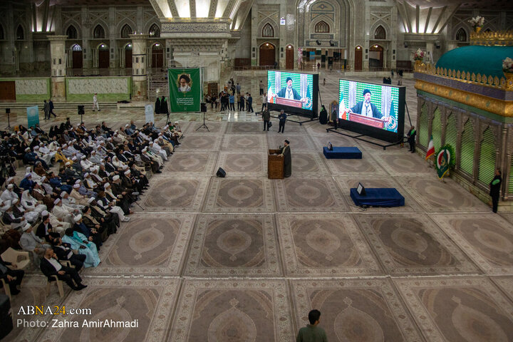 میهمانان سی‌و‌نهمین کنفرانس وحدت اسلامی با آرمان‌های امام خمینی(ره) تجدید میثاق کردند