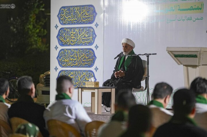 تقرير مصور/ العتبةُ العلويّةُ المقدّسةُ تنظّم منصةً متنقلةً لإشاعة الفرح في النجف الأشرف ضمن فعاليات أسبوع الصادقَينِ