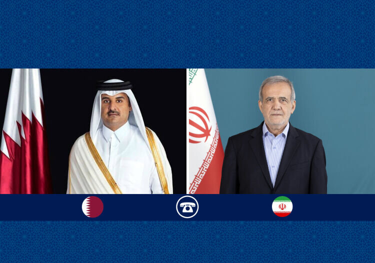 Pezeshkian urges united Muslim stance against Israeli crimes, reaffirms support for Qatar