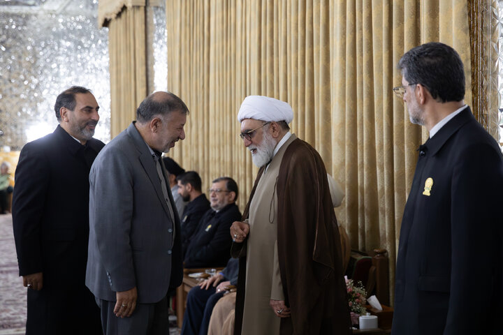 تقرير مصور/ احتفالية المولد النبوي في الحرم الرضوي الشريف