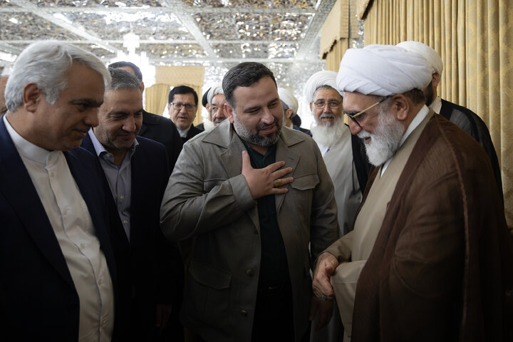 تقرير مصور/ احتفالية المولد النبوي في الحرم الرضوي الشريف