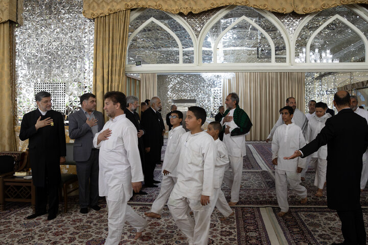 تقرير مصور/ احتفالية المولد النبوي في الحرم الرضوي الشريف