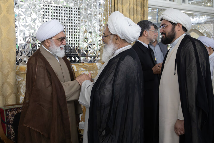 تقرير مصور/ احتفالية المولد النبوي في الحرم الرضوي الشريف