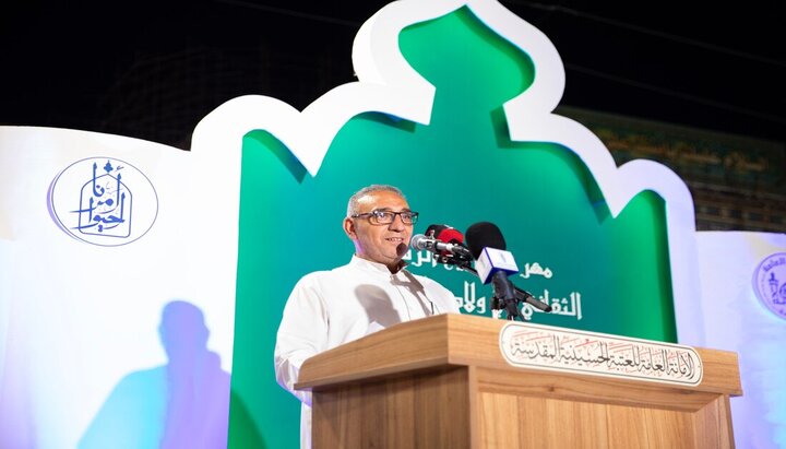 تقرير مصور/ بحضور جماهيري..مهرجان ربيع الرسالة الثقافي بذكرى ولادة الصادقين(ع) في الصحن الحسيني