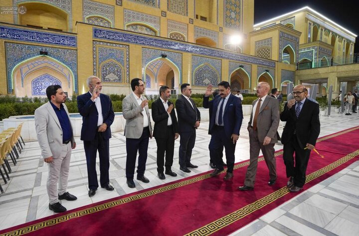 تقرير مصور/ العتبة العلويّة المقدّسة تفتتح فعاليات الجلسة الأولى لمهرجان الرسول الأعظم (ص) الدولي الرابع للشعر العربي بمشاركة دولية