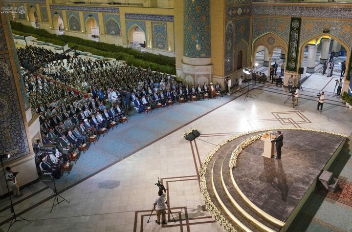 تقرير مصور/ العتبة العلويّة المقدّسة تفتتح فعاليات الجلسة الأولى لمهرجان الرسول الأعظم (ص) الدولي الرابع للشعر العربي بمشاركة دولية