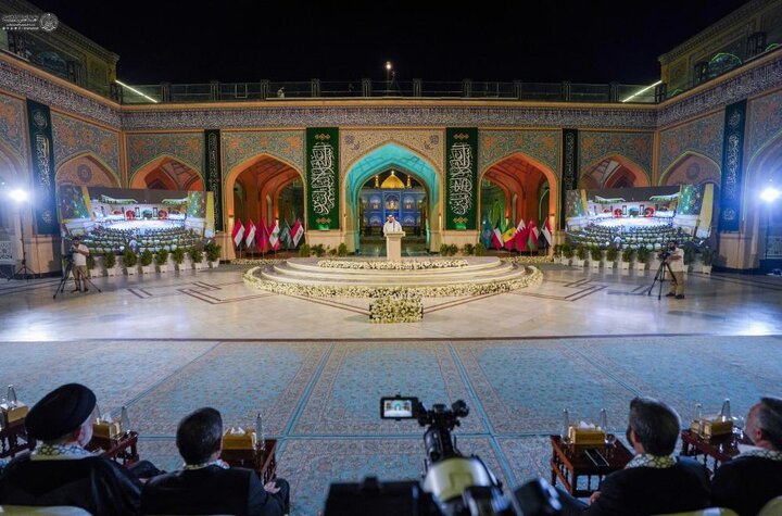 تقرير مصور/ العتبة العلويّة المقدّسة تفتتح فعاليات الجلسة الأولى لمهرجان الرسول الأعظم (ص) الدولي الرابع للشعر العربي بمشاركة دولية