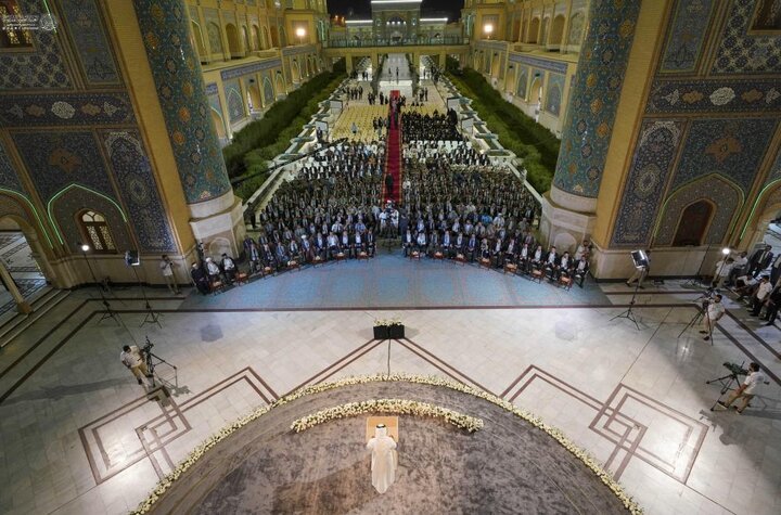 تقرير مصور/ العتبة العلويّة المقدّسة تفتتح فعاليات الجلسة الأولى لمهرجان الرسول الأعظم (ص) الدولي الرابع للشعر العربي بمشاركة دولية