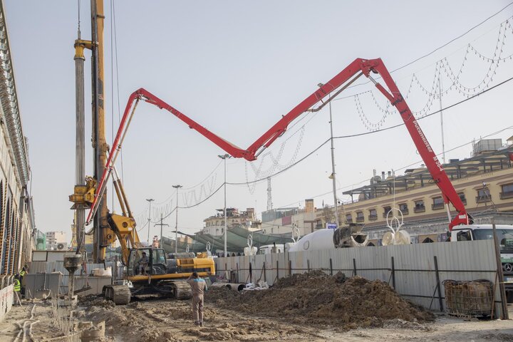 استئناف العمل في مشروع سرداب صحن باب القبلة الكبير بالعتبة العباسية المقدسة