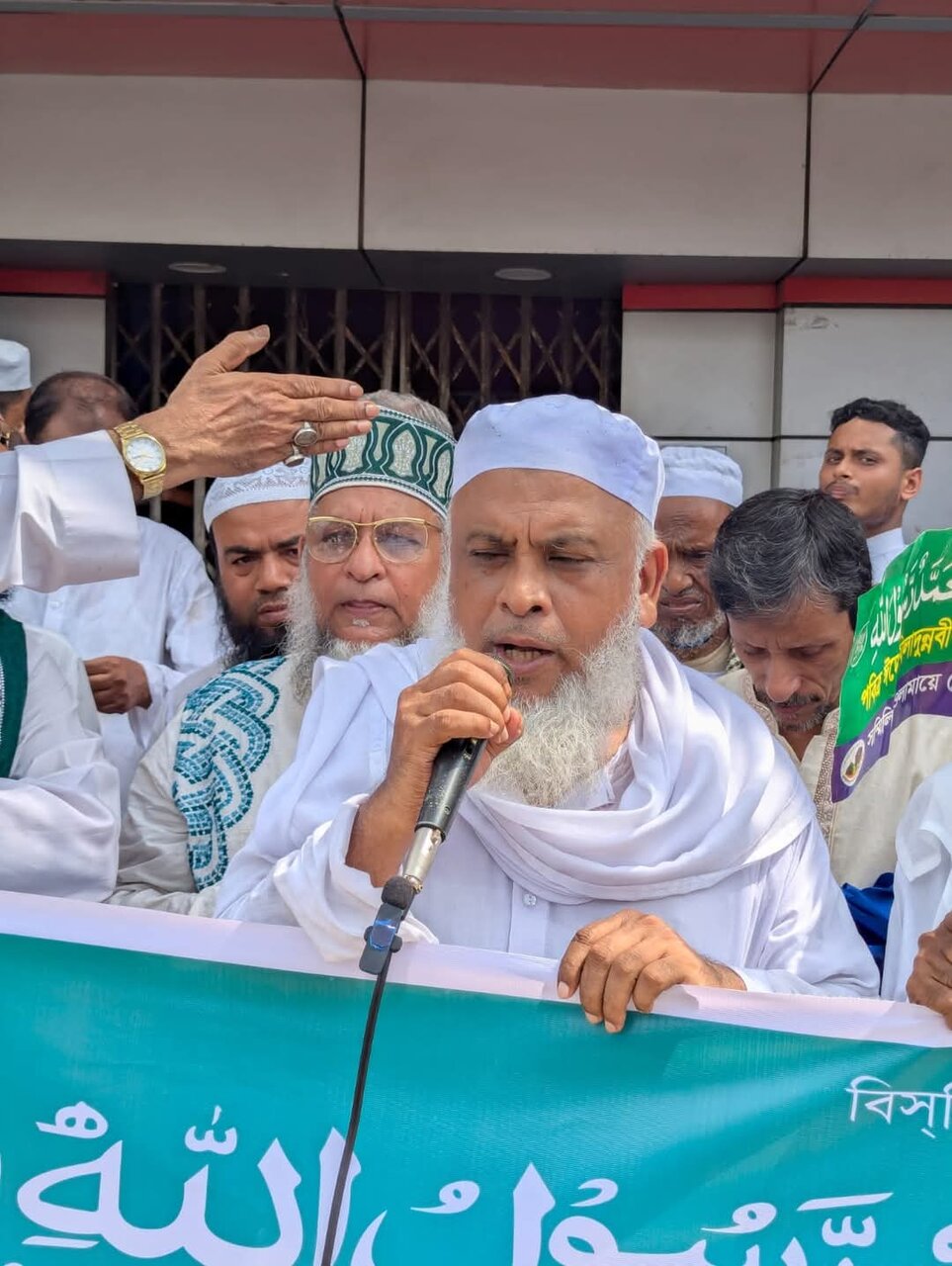 برگزاری راهپیمایی به مناسبت هفته وحدت در شهر کولنا بنگلادش + تصاویر