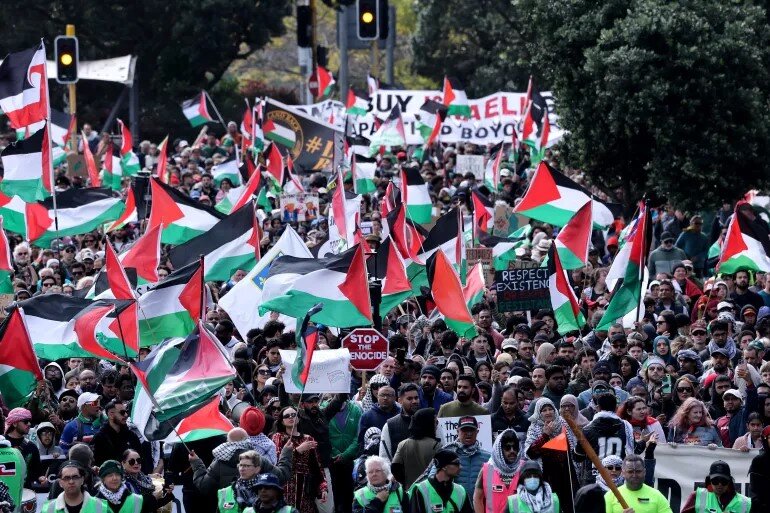 تظاهرات بعدة دول تطالب بوقف الإبادة في غزة