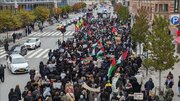 Hundreds rally in Stockholm to demand ceasefire, show solidarity with Gaza