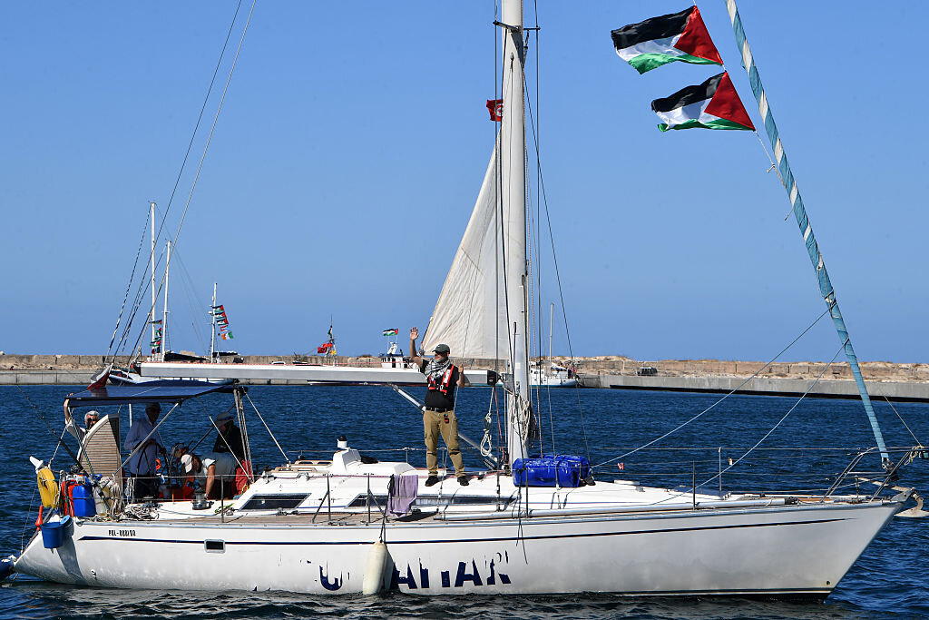 Global Sumud Flotilla sets sail from Tunisia to challenge Gaza blockade