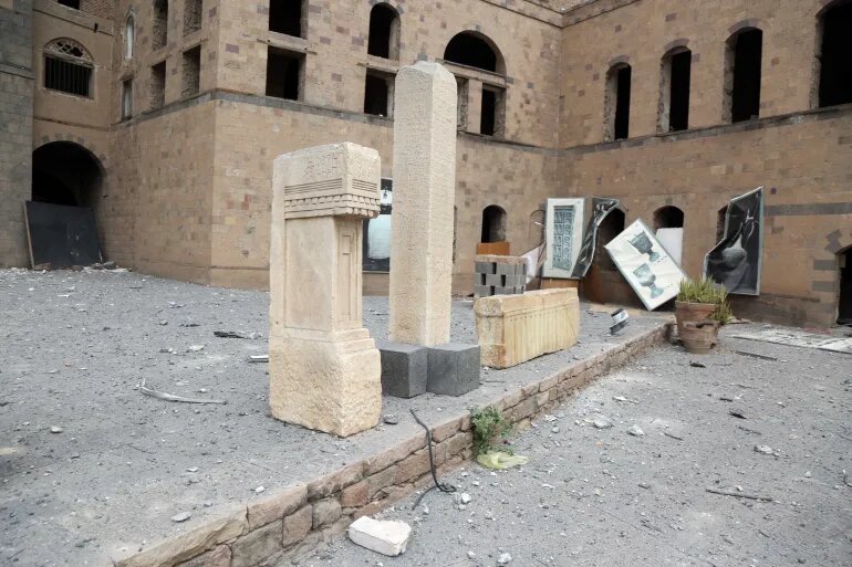 موزه ملی یمن؛ بنای تاریخی که آماج تخریب اسرائیل شد