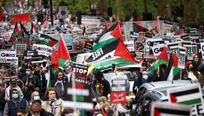 نیوزی لینڈ اور جرمنی میں فلسطینیوں کے حق میں بڑی ریلیاں، اسرائیل پر پابندیاں لگانے کا مطالبہ نیوزی لینڈ اور جرمنی میں فلسطینیوں کے حق میں بڑی ریلیاں، اسرائیل پر پابندیاں لگانے کا مطالبہ