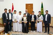 تقرير مصور / الأمين العام للعتبة العلوية المقدسة يكرّم الفائزين بالمسابقات القرآنية والردّات الحسينية