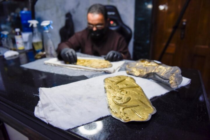 إنجاز  50% من أعمال ترميم مقتنيات العتبة العسكرية المقدسة