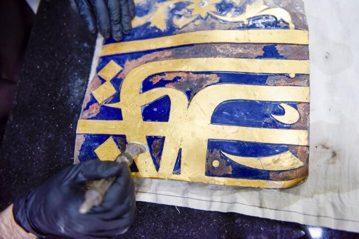 إنجاز  50% من أعمال ترميم مقتنيات العتبة العسكرية المقدسة