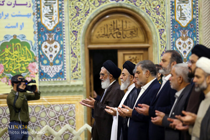 آیین خطبه خوانی خادمان حرم حضرت فاطمه معصومه(س)