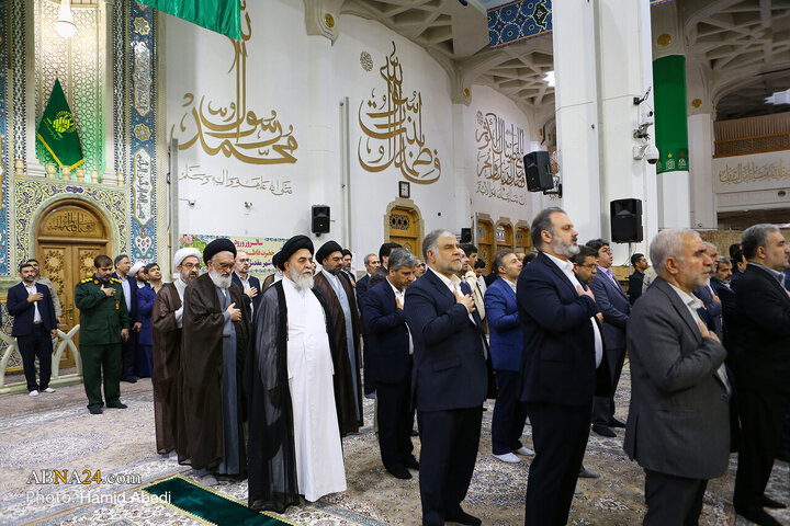 آیین خطبه خوانی خادمان حرم حضرت فاطمه معصومه(س)