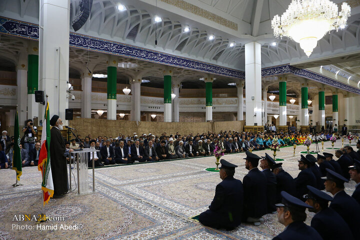 آیین خطبه خوانی خادمان حرم حضرت فاطمه معصومه(س)