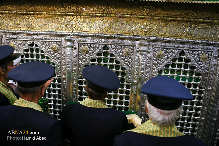 آیین خطبه خوانی خادمان حرم حضرت فاطمه معصومه(س)