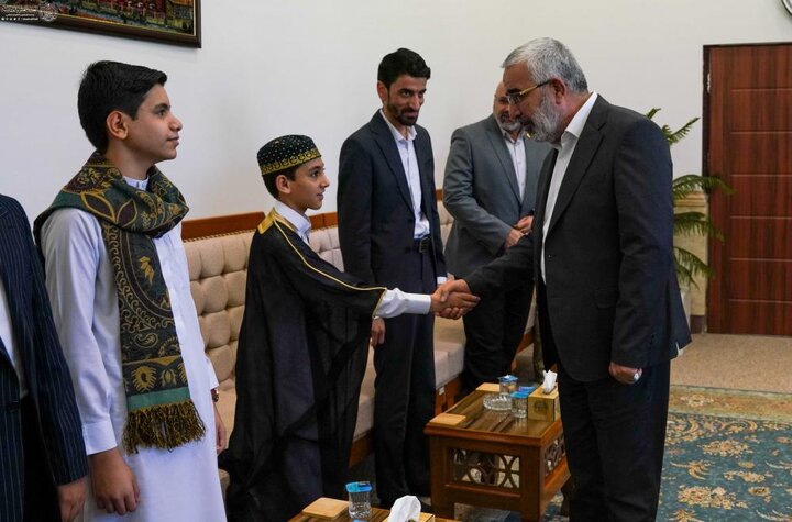 الأمين العام للعتبة العلوية المقدسة يكرّم الفائزين بالمسابقات القرآنية والردّات الحسينية