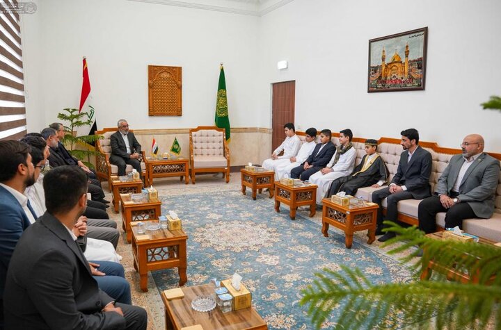 الأمين العام للعتبة العلوية المقدسة يكرّم الفائزين بالمسابقات القرآنية والردّات الحسينية