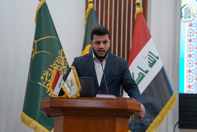 محاضرة دينية توجيهية إرشادية لسماحة السيد حسين الحكيم ويَلتقي كوكبة من الخَدَم