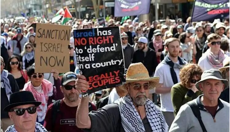Melbourne protesters rally for Gaza solidarity