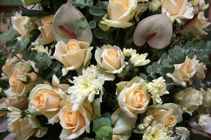Photos: Hazrat Masoumeh shrine decorated with flower on occasion of anniversary of her arrival in Qom