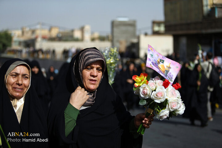 آیین استقبال از کاروان نمادین ورود حضرت معصومه (س) به قم