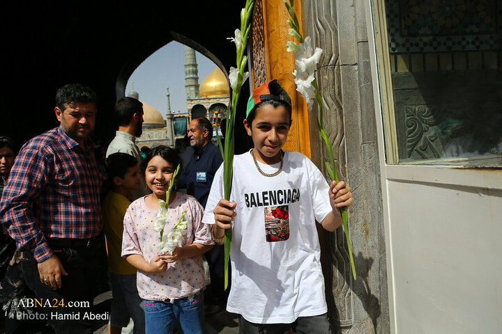 آیین استقبال از کاروان نمادین ورود حضرت معصومه (س) به قم