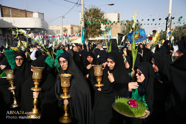 آیین استقبال از کاروان نمادین ورود حضرت معصومه (س) به قم